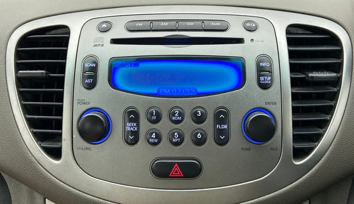 2012 Hyundai i10 SPORTZ 1.2, Petrol, Manual, 40,556 km, Infotainment System
