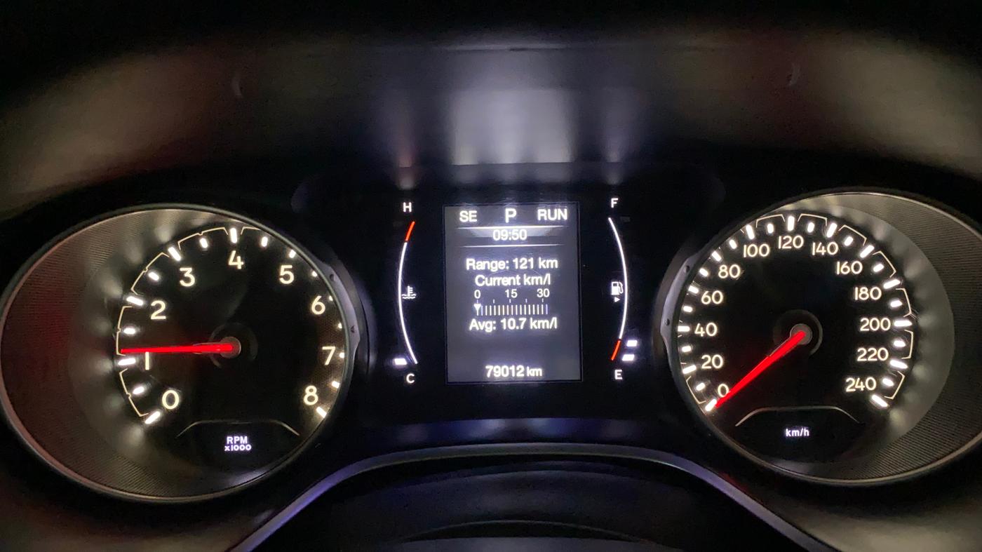 2017 Jeep Compass LIMITED 1.4 PETROL AT, Petrol, Automatic, 79,012 km, Odometer Image