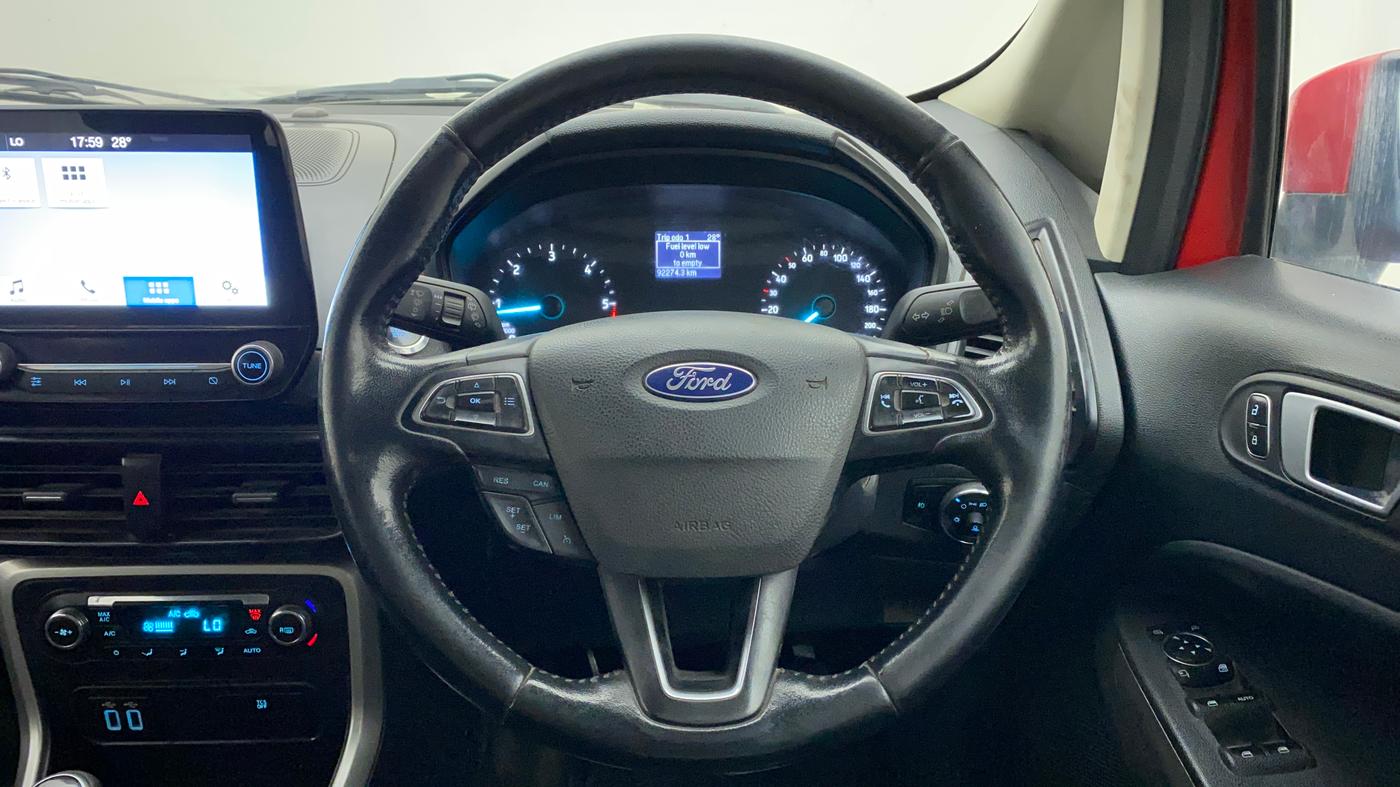 2018 Ford Ecosport TITANIUM + 1.5L DIESEL, Diesel, Manual, 92,779 km, Steering Wheel Close Up