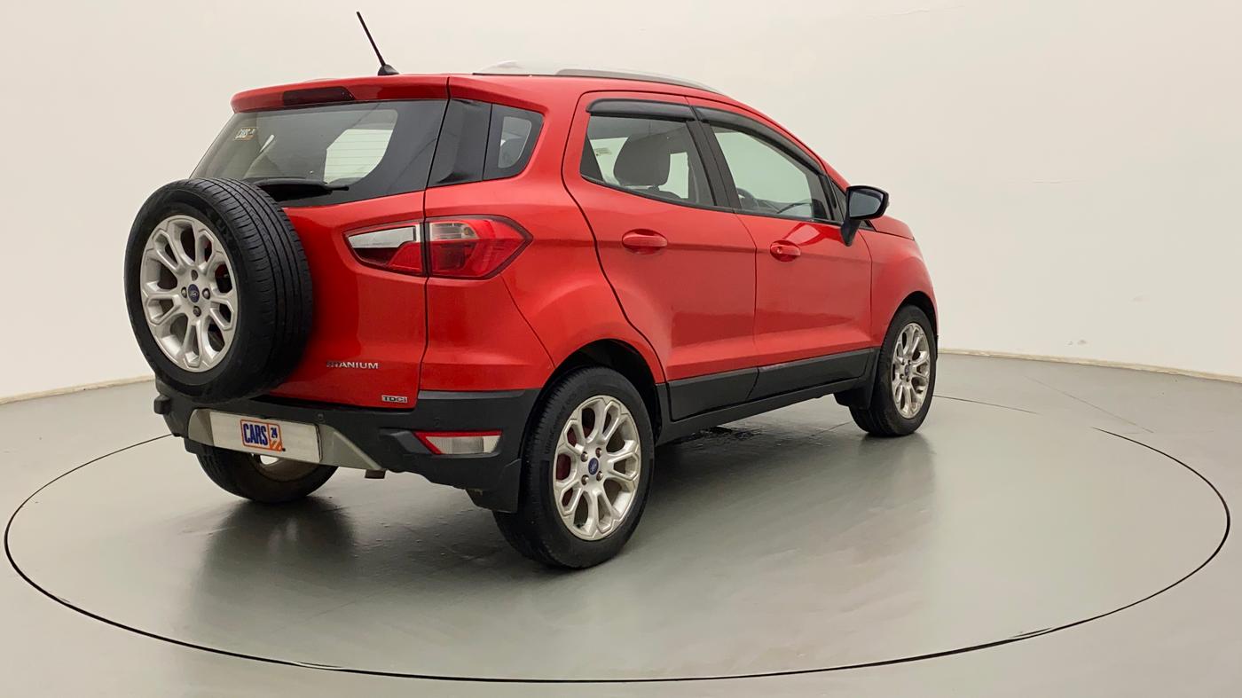 2018 Ford Ecosport TITANIUM + 1.5L DIESEL, Diesel, Manual, 92,779 km, Right Back Diagonal