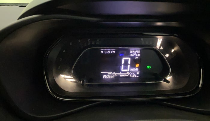 2022 Tata NEXON XZ PLUS (HS) PETROL DARK EDITION, Petrol, Manual, 25,066 km, Odometer Image
