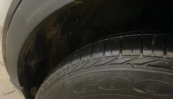 2022 Tata NEXON XZ PLUS (HS) PETROL DARK EDITION, Petrol, Manual, 25,066 km, Left Front Tyre Tread