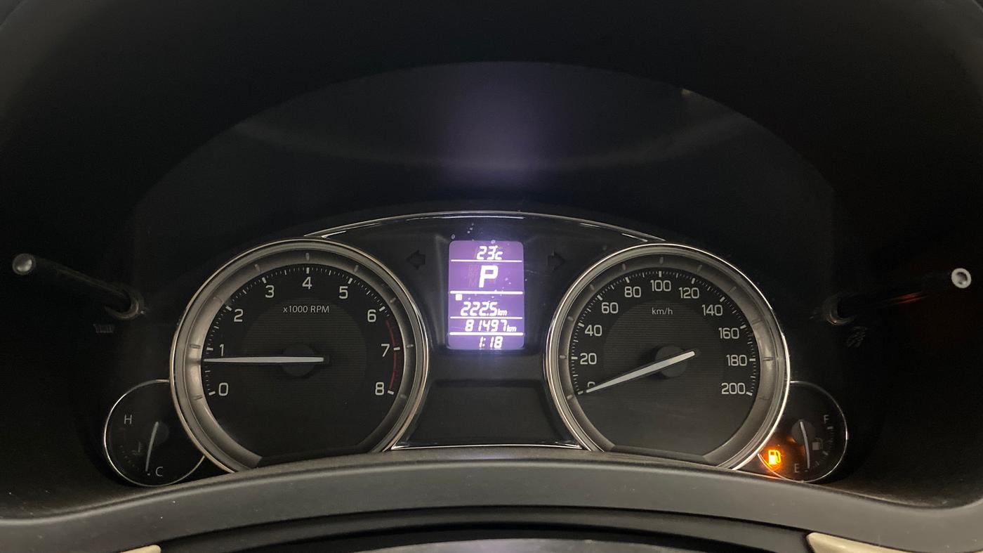2017 Maruti Ciaz ALPHA  AT 1.4  PETROL, Petrol, Automatic, 81,455 km, Odometer Image
