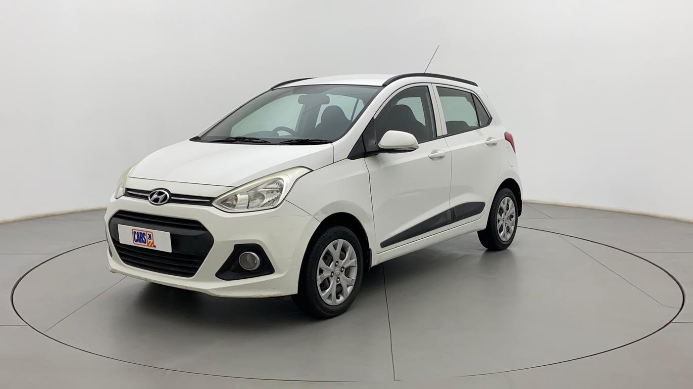 2016 Hyundai Grand i10 SPORTZ 1.2 KAPPA VTVT, Petrol, Manual, 78,315 km, Left Front Diagonal
