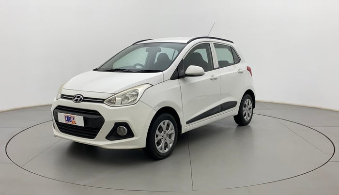 2016 Hyundai Grand i10 SPORTZ 1.2 KAPPA VTVT, Petrol, Manual, 78,315 km, Left Front Diagonal