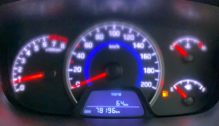 2016 Hyundai Grand i10 SPORTZ 1.2 KAPPA VTVT, Petrol, Manual, 78,315 km, Odometer Image