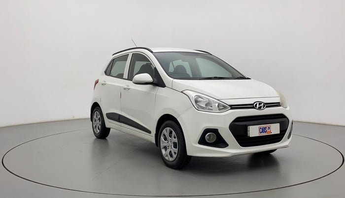 2015 Hyundai Grand i10 SPORTZ 1.2 KAPPA VTVT, CNG, Manual, 72,857 km, Right Front Diagonal