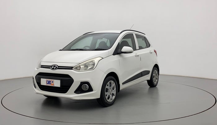 2015 Hyundai Grand i10 SPORTZ 1.2 KAPPA VTVT, CNG, Manual, 72,857 km, Left Front Diagonal