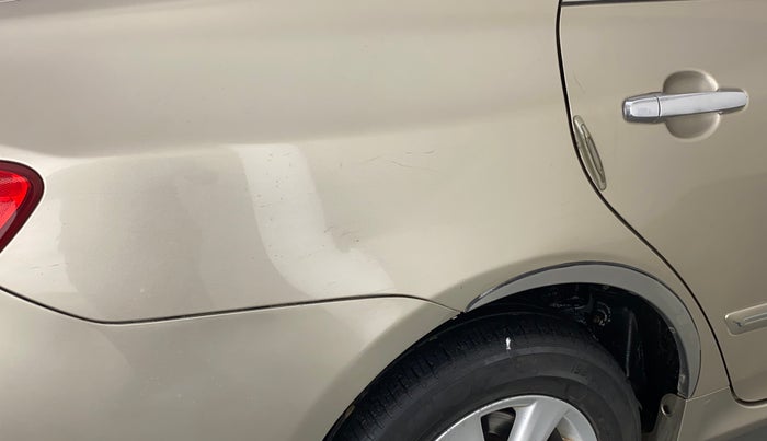 2010 Toyota Corolla Altis G PETROL, Petrol, Manual, 83,055 km, Right quarter panel - Slightly dented