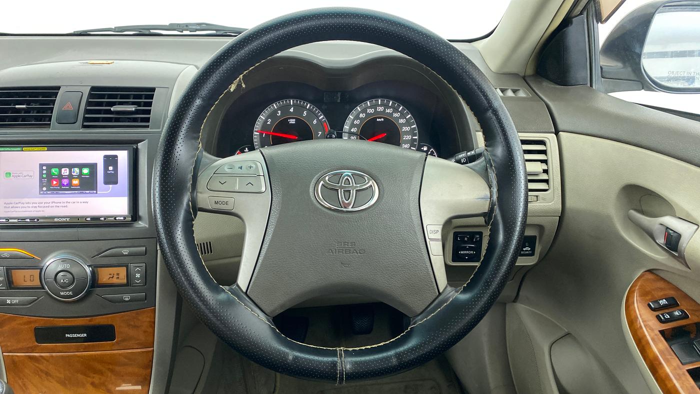 2010 Toyota Corolla Altis G PETROL, Petrol, Manual, 83,055 km, Steering Wheel Close Up