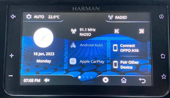 2022 Tata TIGOR XZ+ CNG 1.2 RTN, CNG, Manual, 9,778 km, Infotainment System