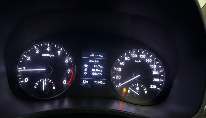 2019 Hyundai Verna 1.6 VTVT SX, CNG, Manual, 75,188 km, Odometer Image