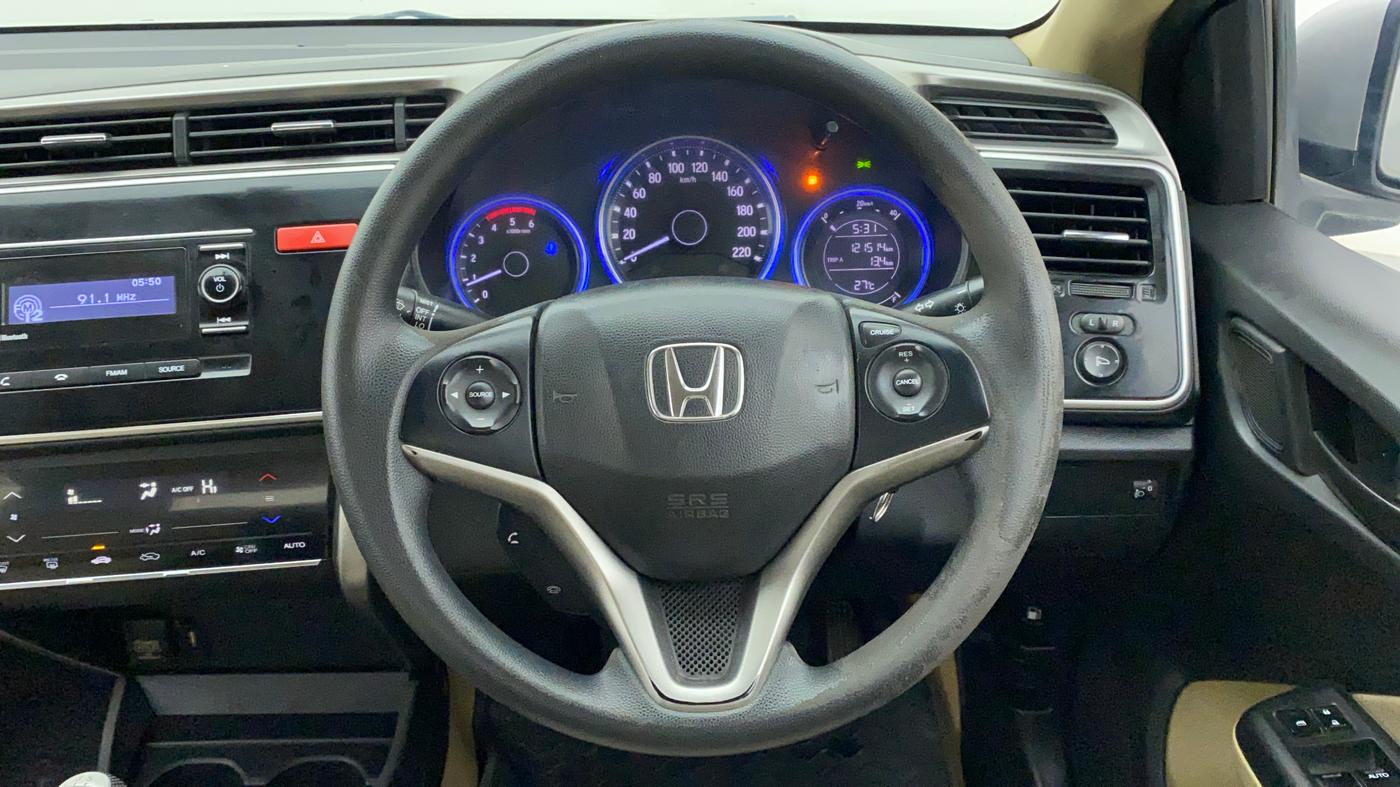 2014 Honda City 1.5L I-DTEC SV, Diesel, Manual, 1,21,990 km, Steering Wheel Close Up