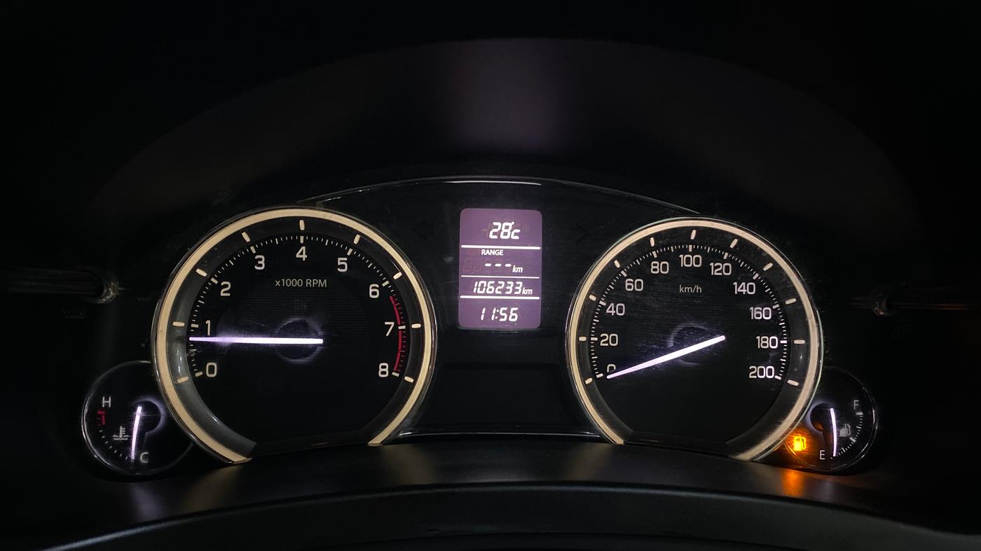 2015 Maruti Ciaz ZXI+, Petrol, Manual, 1,06,229 km, Odometer Image