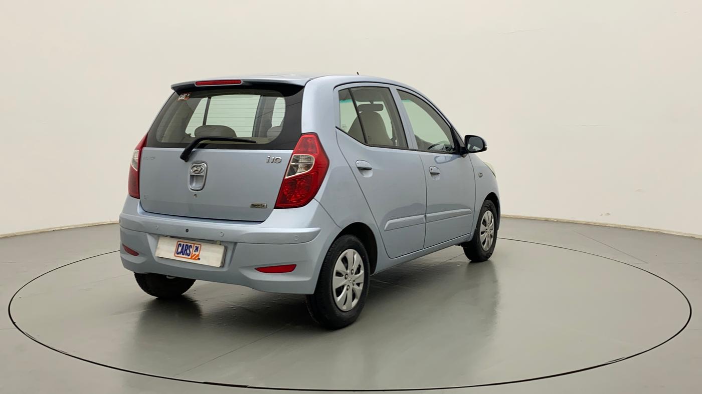 2011 Hyundai i10 SPORTZ 1.2, Petrol, Manual, 61,761 km, Right Back Diagonal