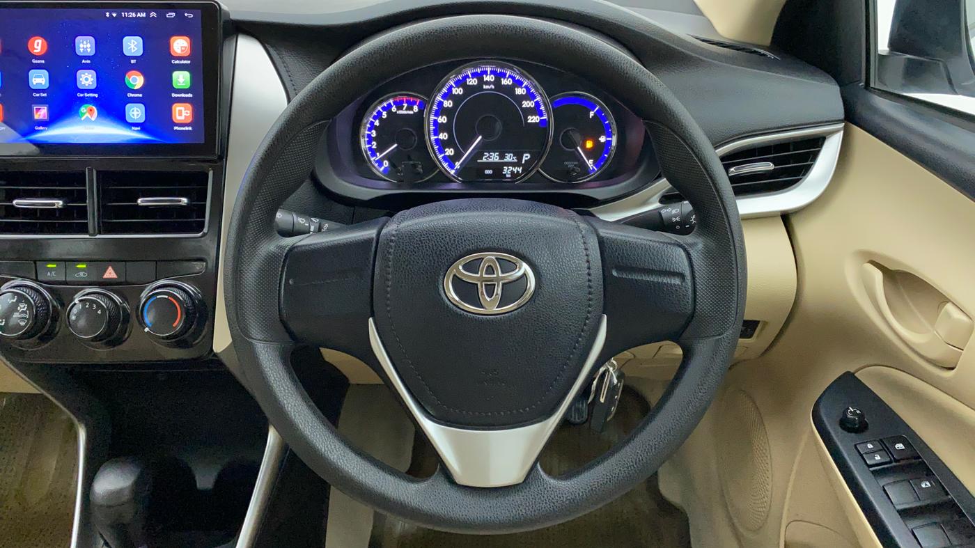 2021 Toyota YARIS J CVT, Petrol, Automatic, 3,590 km, Steering Wheel Close Up