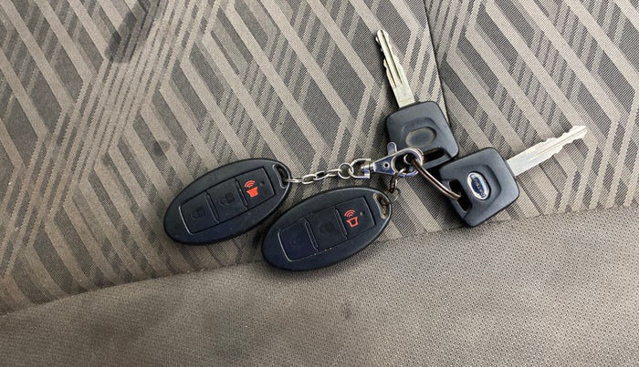 2015 Datsun Go Plus T, Petrol, Manual, 60,217 km, Key Close Up