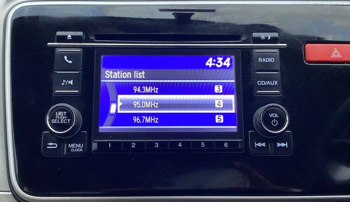 2014 Honda City V MT PETROL, Petrol, Manual, 44,872 km, Infotainment System