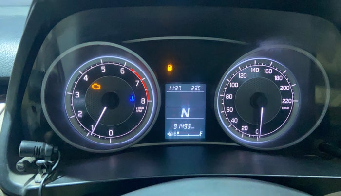 2018 Maruti Dzire ZXI AMT, CNG, Automatic, 91,479 km, Odometer Image
