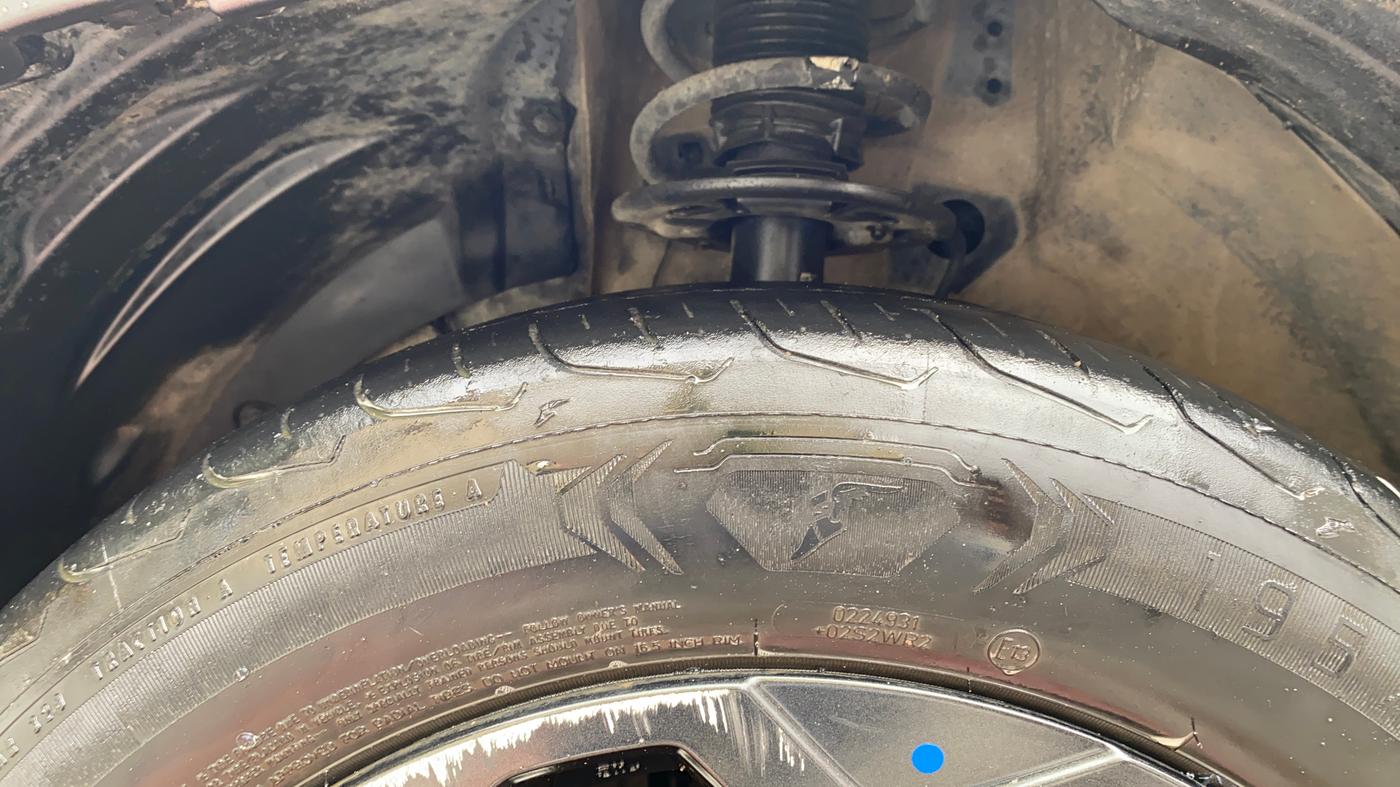 2023 Maruti FRONX DELTA PLUS 1.2L AGS, Petrol, Automatic, 48,912 km, Left Front Tyre Tread