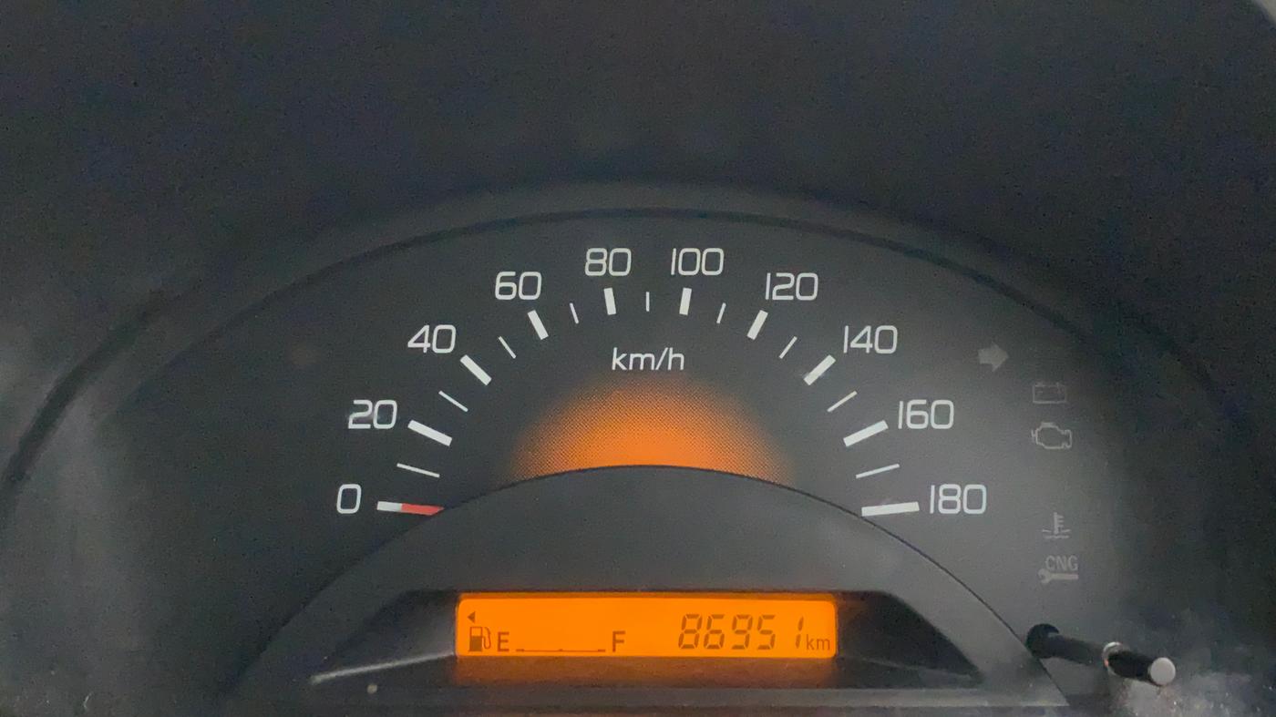 2016 Maruti Wagon R 1.0 LXI CNG, CNG, Manual, 87,498 km, Odometer Image