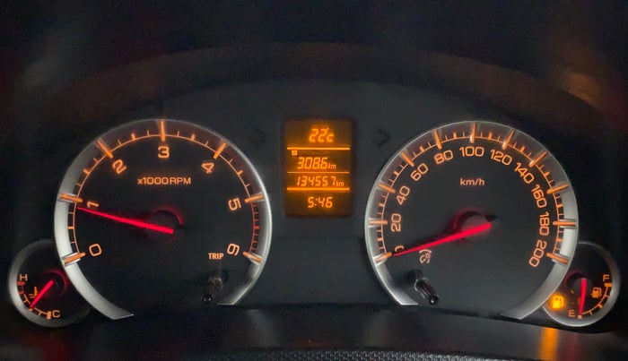 2015 Maruti Swift ZDI, Diesel, Manual, 1,34,650 km, Odometer Image