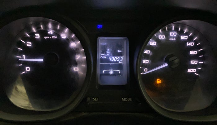 2018 Tata Tiago XM PETROL, Petrol, Manual, 43,885 km, Odometer Image