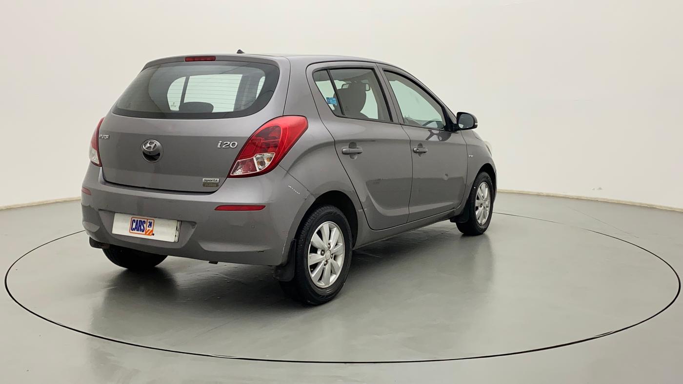 2013 Hyundai i20 SPORTZ 1.2, Petrol, Manual, 60,806 km, Right Back Diagonal