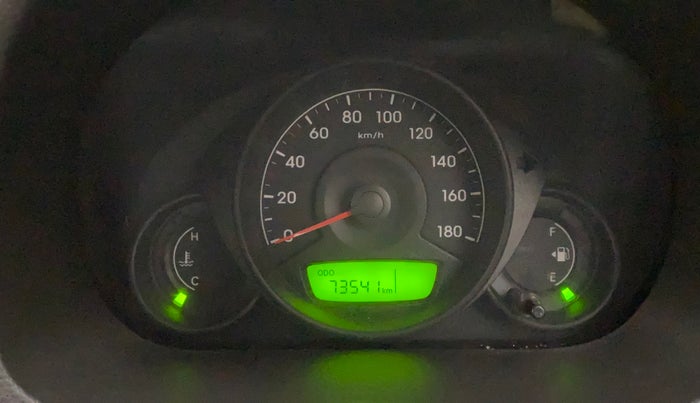 2012 Hyundai Eon D-LITE, Petrol, Manual, 73,497 km, Odometer Image
