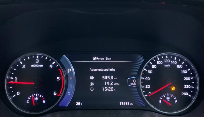 2020 KIA SELTOS 1.5 GTX+ AT, Diesel, Automatic, 73,138 km, Odometer Image
