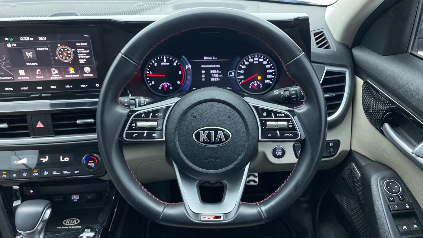 2020 KIA SELTOS 1.5 GTX+ AT, Diesel, Automatic, 73,138 km, Steering Wheel Close Up