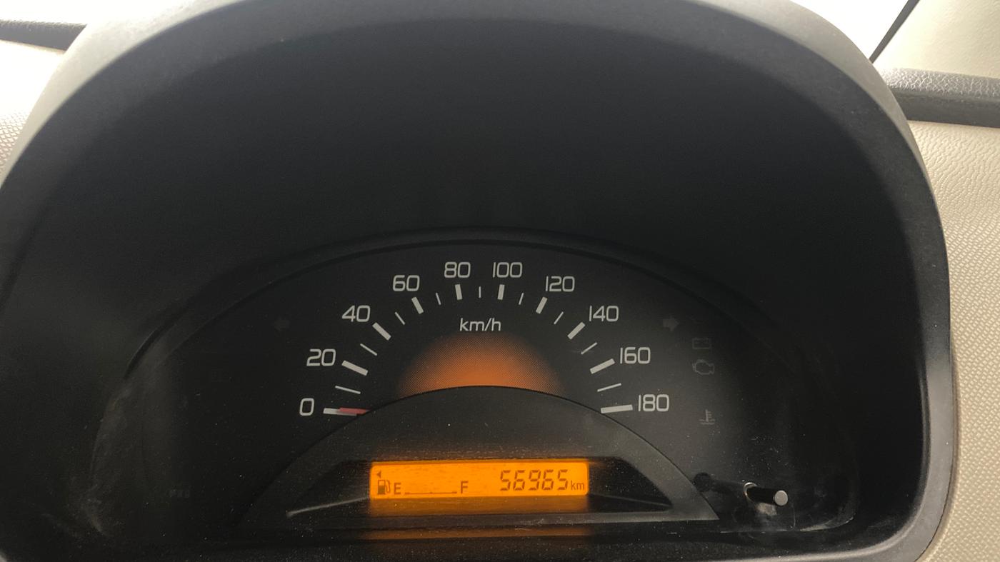 2013 Maruti Wagon R 1.0 LXI, Petrol, Manual, 56,923 km, Odometer Image