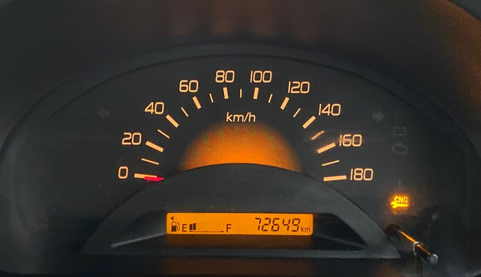 2017 Maruti Wagon R 1.0 LXI CNG, CNG, Manual, 72,674 km, Odometer Image