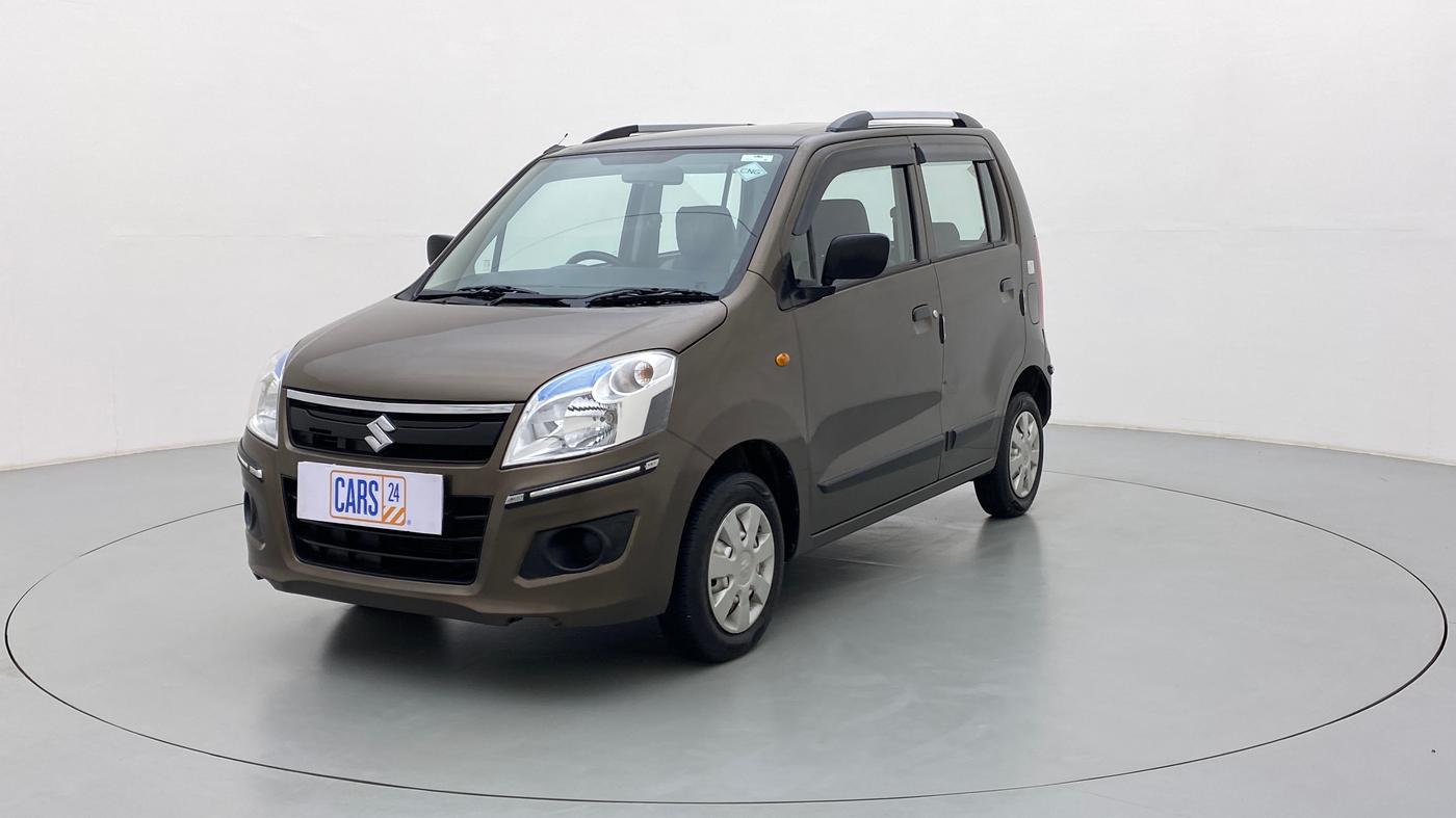 2017 Maruti Wagon R 1.0 LXI CNG, CNG, Manual, 72,674 km, Left Front Diagonal
