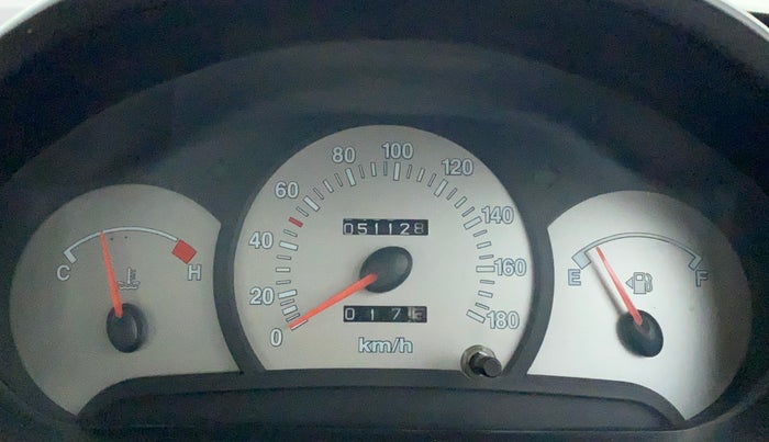 2013 Hyundai Santro Xing GL PLUS, Petrol, Manual, 51,645 km, Odometer Image