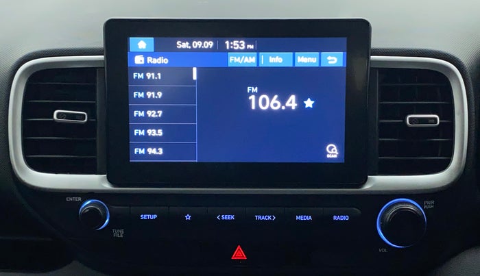 2021 Hyundai VENUE SX 1.0 TURBO, Petrol, Manual, 50,486 km, Infotainment System
