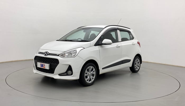 2019 Hyundai Grand i10 SPORTZ 1.2 KAPPA VTVT, Petrol, Manual, 49,973 km, Left Front Diagonal