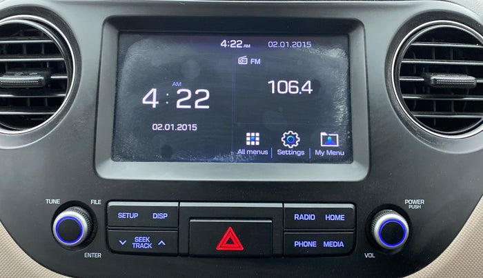 2019 Hyundai Grand i10 SPORTZ 1.2 KAPPA VTVT, Petrol, Manual, 49,973 km, Infotainment System