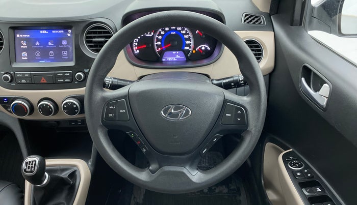 2019 Hyundai Grand i10 SPORTZ 1.2 KAPPA VTVT, Petrol, Manual, 49,973 km, Steering Wheel Close Up