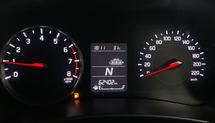2025 Maruti Swift ZXi AMT, Petrol, Automatic, 62,398 km, Odometer Image