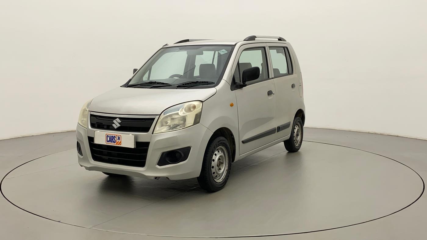 2017 Maruti Wagon R 1.0 LXI CNG, CNG, Manual, 1,10,660 km, Left Front Diagonal