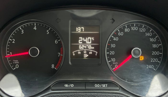 2017 Volkswagen Ameo TRENDLINE 1.2, Petrol, Manual, 63,316 km, Odometer Image