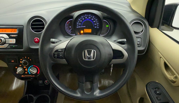 2015 Honda Amaze 1.2L I-VTEC S, CNG, Manual, 56,722 km, Steering Wheel Close Up