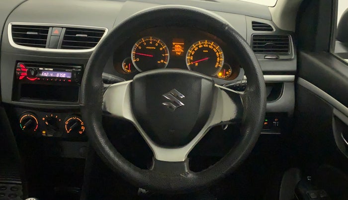 2013 Maruti Swift VXI, Petrol, Manual, 43,504 km, Steering Wheel Close Up