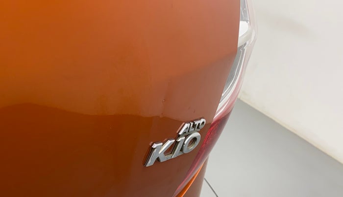 2016 Maruti Alto K10 VXI AMT, Petrol, Automatic, 53,264 km, Dicky (Boot door) - Slightly dented