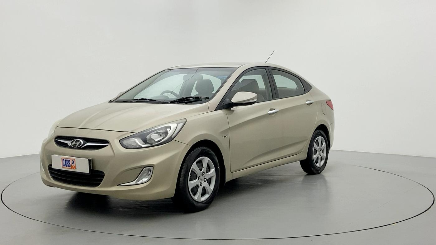 2012 Hyundai Verna FLUIDIC 1.6 EX VTVT, Petrol, Manual, 96,205 km, Left Front Diagonal
