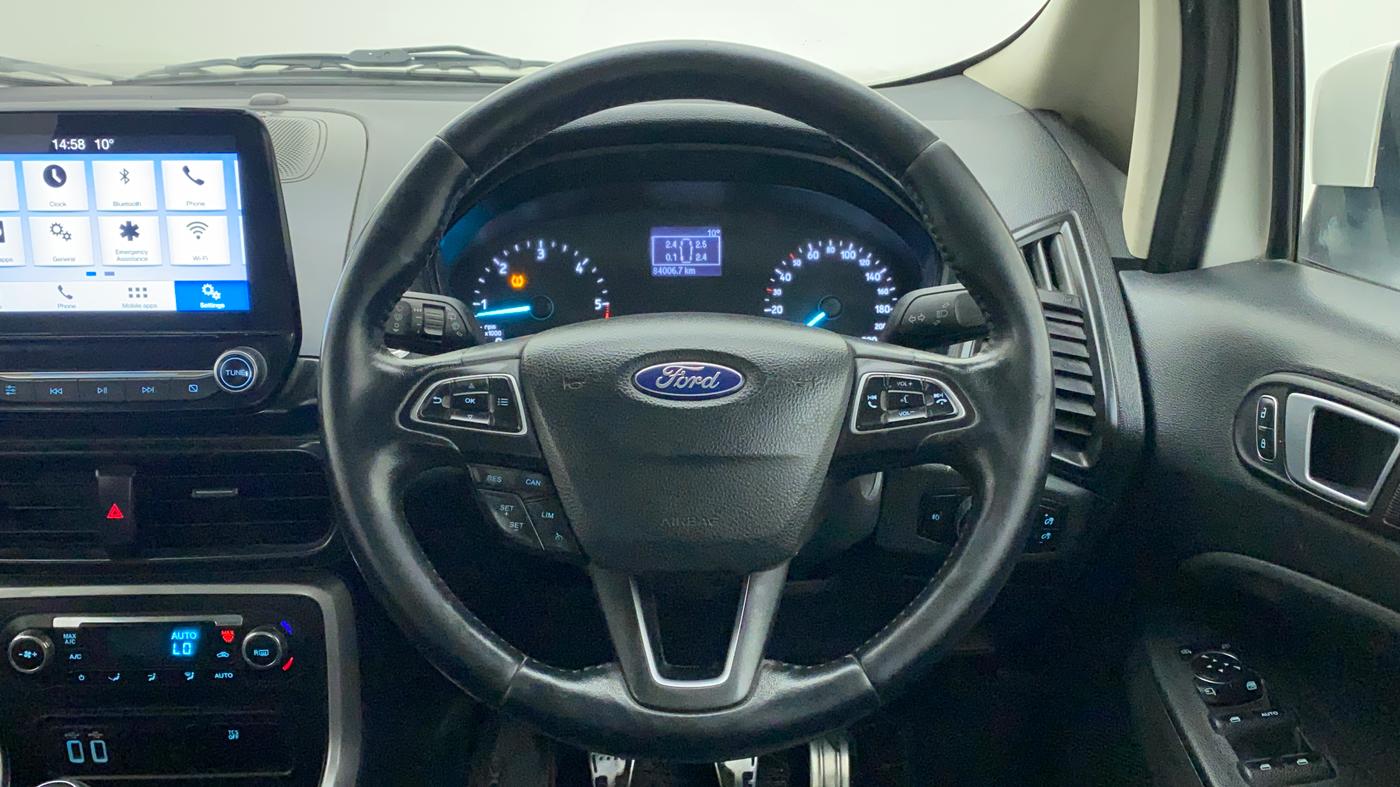 2018 Ford Ecosport TITANIUM + 1.5L DIESEL, Diesel, Manual, 84,542 km, Steering Wheel Close Up