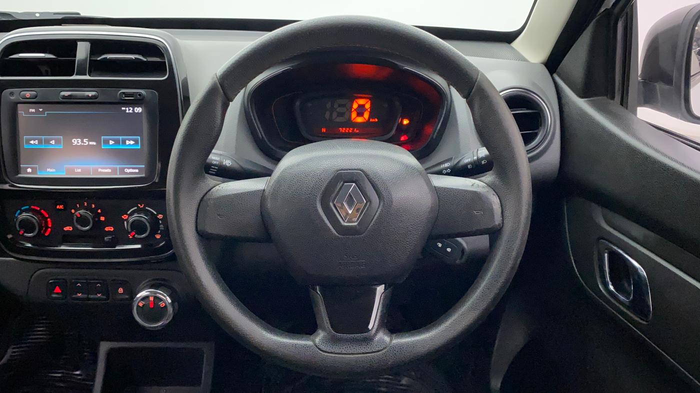 2018 Renault Kwid RXT 1.0 AMT (O), Petrol, Automatic, 72,296 km, Steering Wheel Close Up