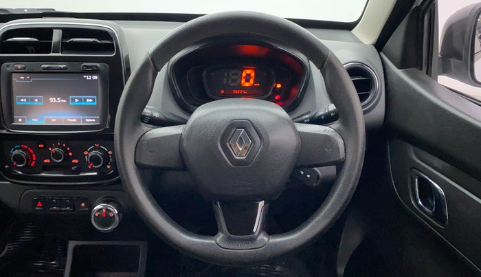 2018 Renault Kwid RXT 1.0 AMT (O), Petrol, Automatic, 72,296 km, Steering Wheel Close Up