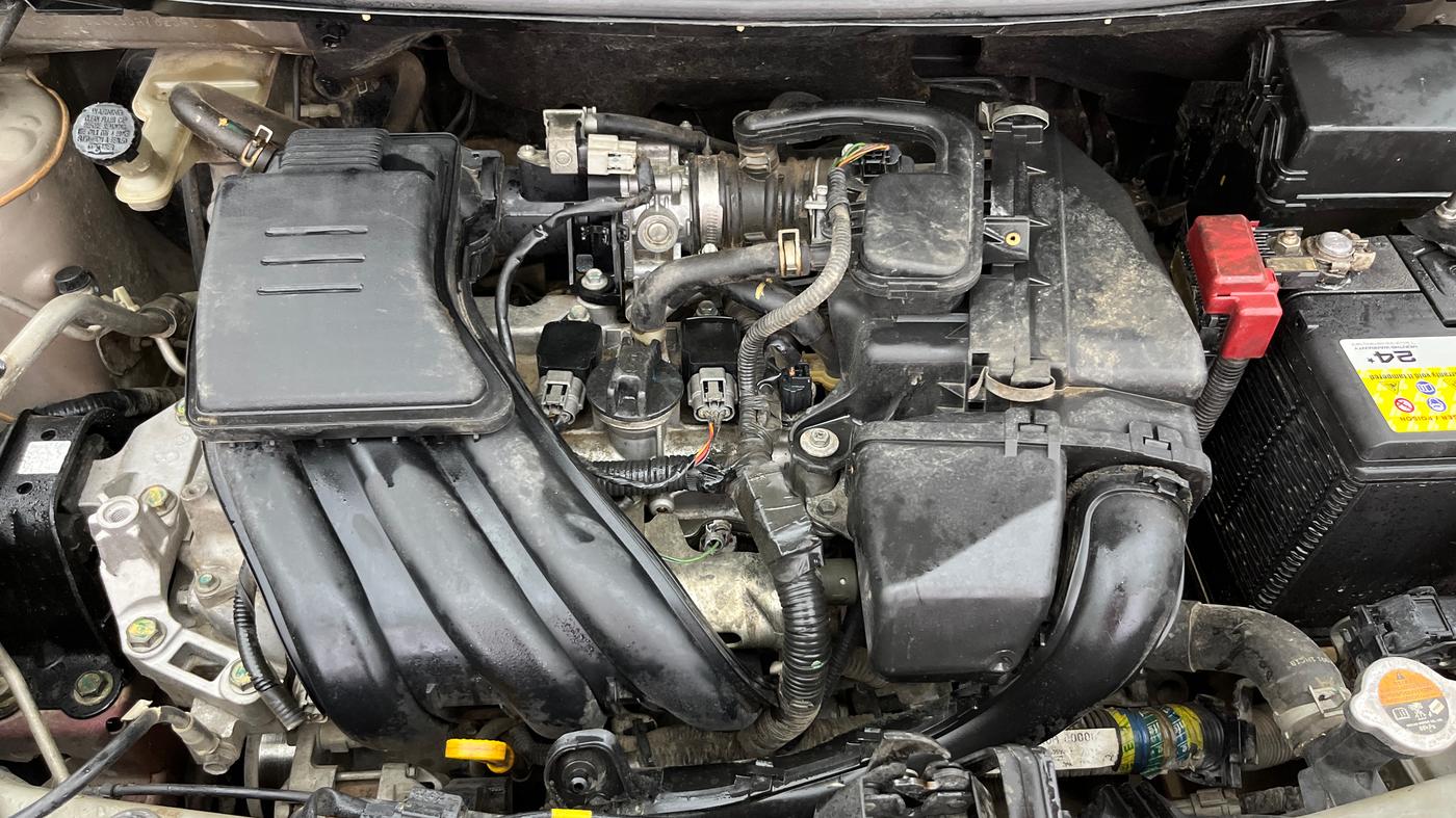 2013 Nissan Micra XV CVT, Petrol, Automatic, 68,014 km, Engine View